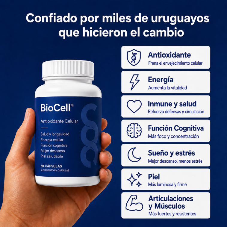 BioCell® — Antioxidante Celular · Energía y Longevidad