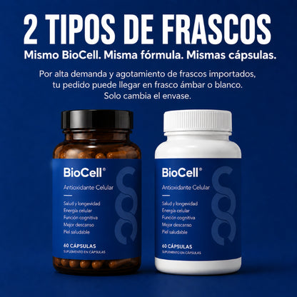 BioCell® — Antioxidante Celular · Energía y Longevidad
