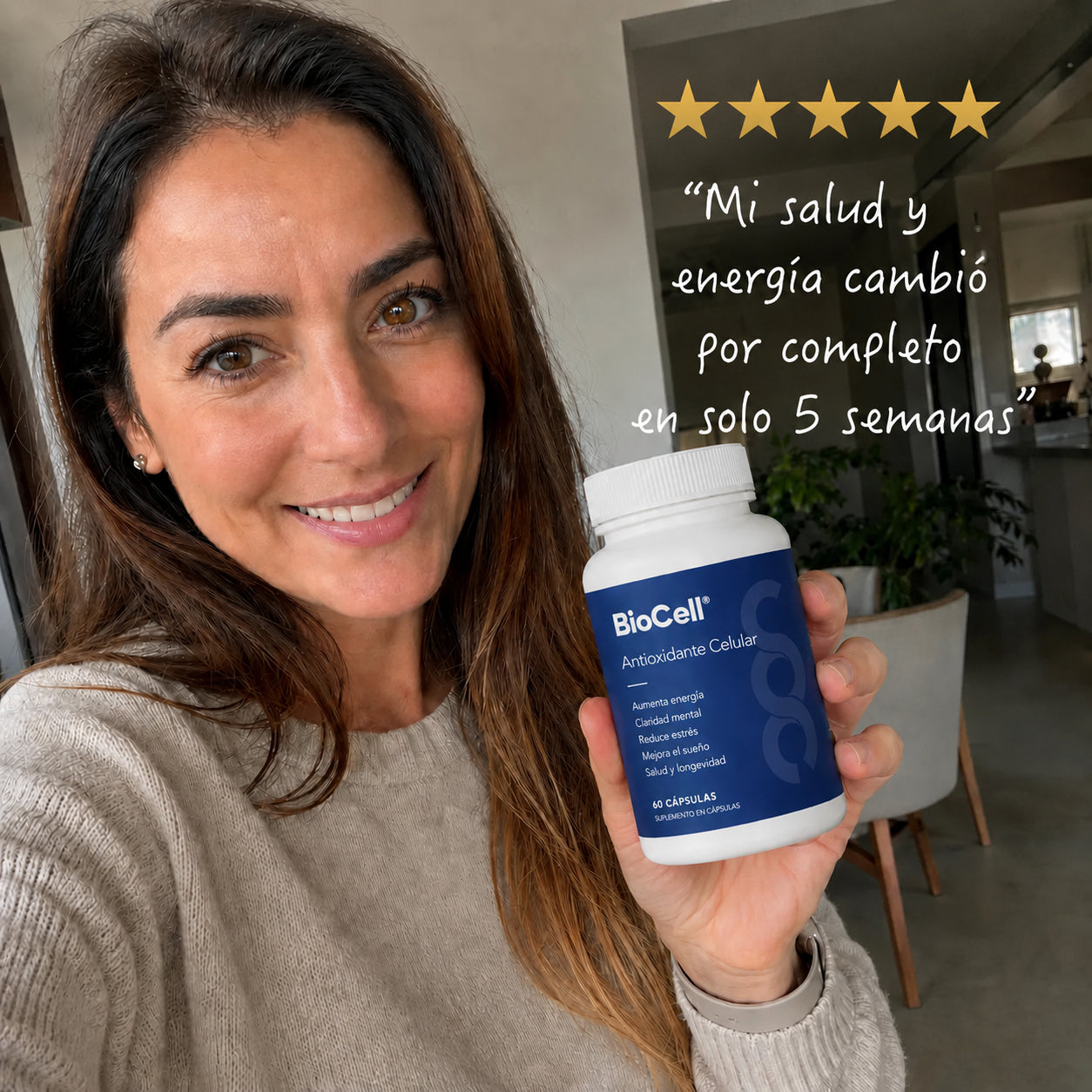 Laura con BioCell: más salud, vitalidad y energía